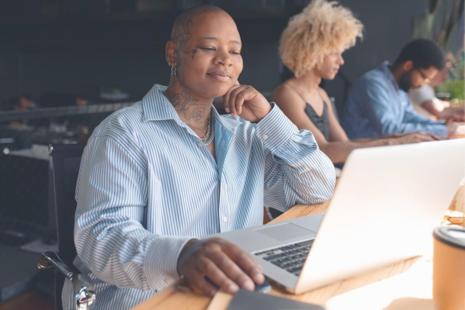 Financial analysis workspace showing charts and data visualization tools